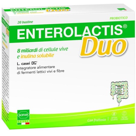 Enterolactis Duo Integratore Intestinale 20 Bustine