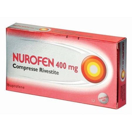 Nurofen 400 mg Ibuprofene Antidolorifico 12 Compresse Rivest