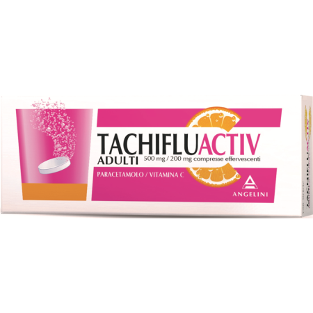 TachifluActiv Adulti 500 200 mg 12 Compresse Effervescenti