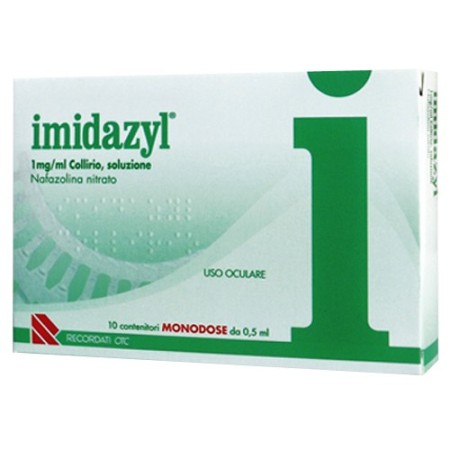 Imidazyl Collirio 1 mg/ml Nafazolina Decongestionante 10 Flaconcini Monodose