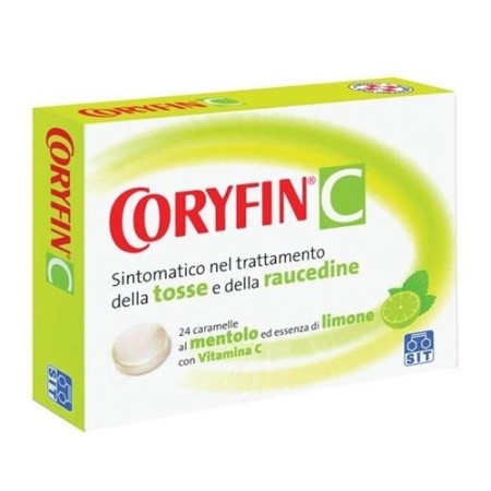 Coryfin C Limone 2,8 mg   16,8 mg Tosse 24 Caramelle