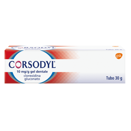 Corsodyl Gel Dentale Clorexidina gluconato 1 gr/100g tubo da 30g