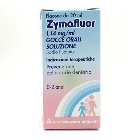 Zymafluor 1,14 mg/ml Sodio Fluoruro Prevenzione Carie Gocce 20 ml