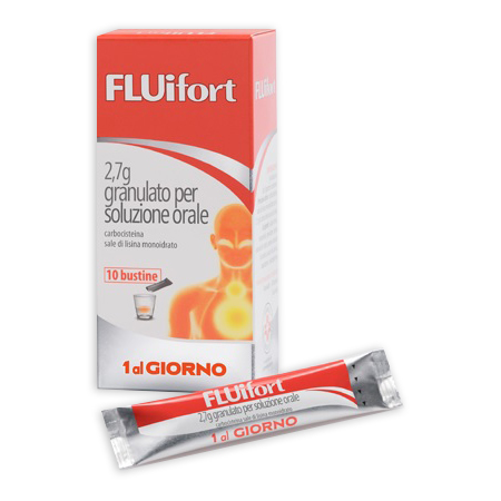 Fluifort  Granulato 2,75 gr Carbocisteina Mucolitico 10 Bustine