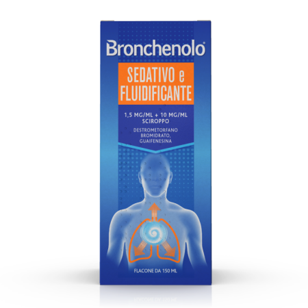 Bronchenolo Sedativo e Fluidificante Sciroppo Tosse Secca e Grassa 150 ml