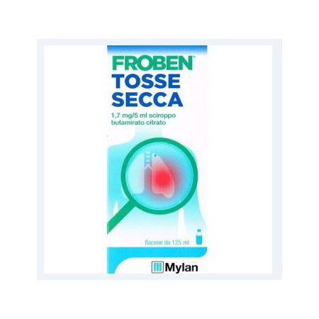 Froben Tosse Secca Sciroppo 1,7 mg/5 ml Butamirato 125 ml