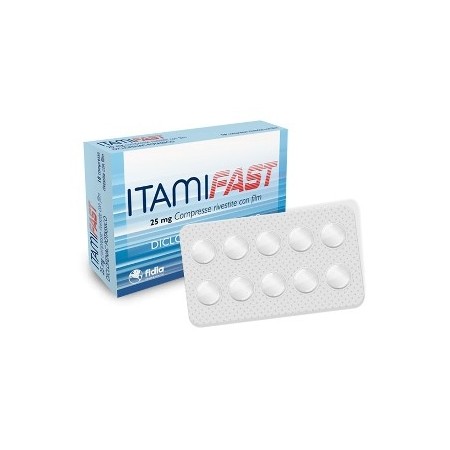 Itamifast 25mg Diclofenac Potassico Analgesico 10 Compresse Rivestite