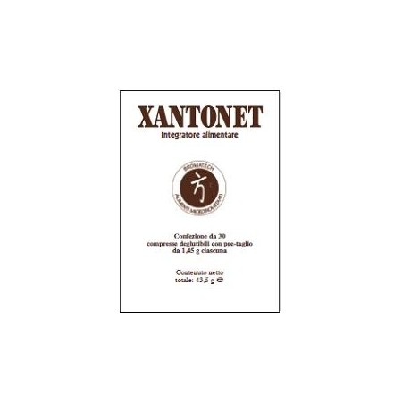 Xantonet Integratore Transito Intestinale 30 Compresse