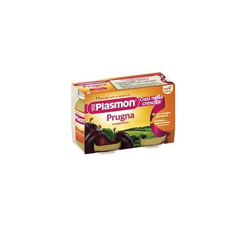 Plasmon Omogenizzato Prugna 2 vasetti da 104 g