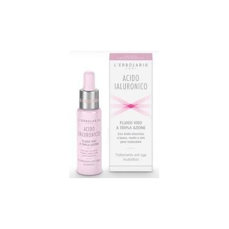 L'Erbolario Acido Ialuronico Fluido Viso a Tripla Azione Antiage 28 ml