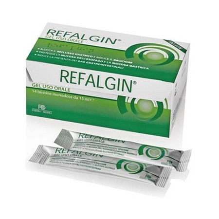 Refalgin Gel Soluzione Orale Reflusso Gastrico 14 Bustine 15 ml