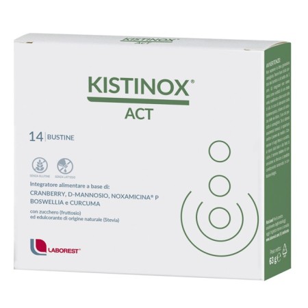 Kistinox Act Integratore Vie Urinarie 14 Bustine