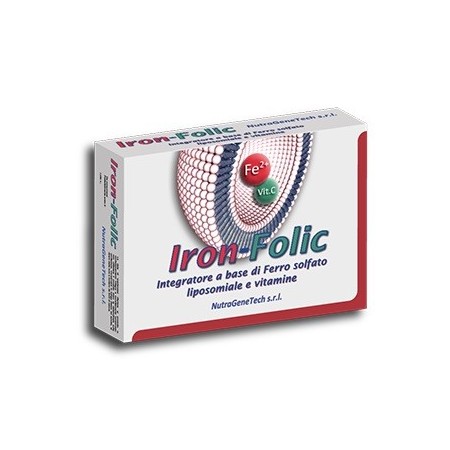 Iron-Folic Integratore Di Ferro 30 Capsule