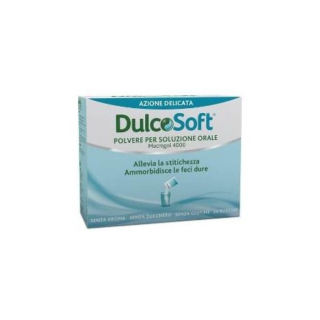 DulcoSoft Polvere Macrogol 4000 Per la Stitichezza 20 Bustine