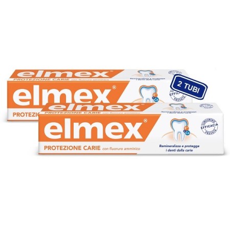 Elmex Protezione Carie Dentifricio 2x75 ml