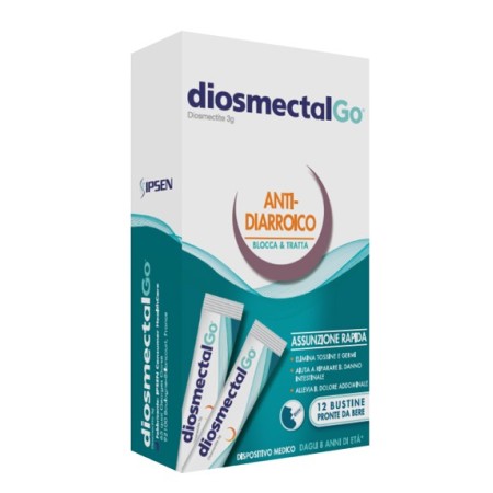 Diosmectal Go Anti-Diarroico 12 Bustine Monodose