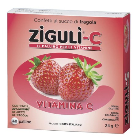 Zigulì-C Fragola con Vitamina C 40 Palline