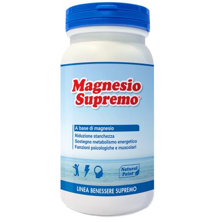 Natural Point Magnesio Supremo Integratore Per Stanchezza e Stress 150 Gr