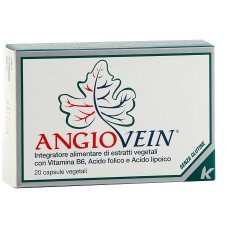 Angiovein Integratore Microcircolo 20 Capsule