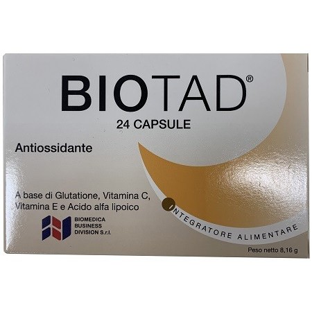 Biotad Integratore Antiossidante Glutatione Vitamina E 24 Capsule