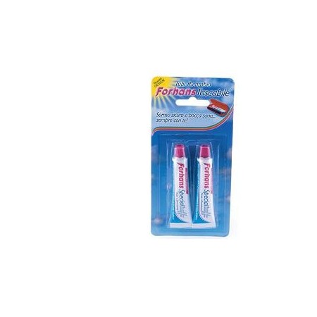 Forhans Tascabile Kit Ricambio Dentifricio 2x12,5 ml