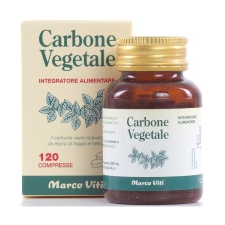 Marco Viti Carbone Vegetale Integratore 120 Compresse