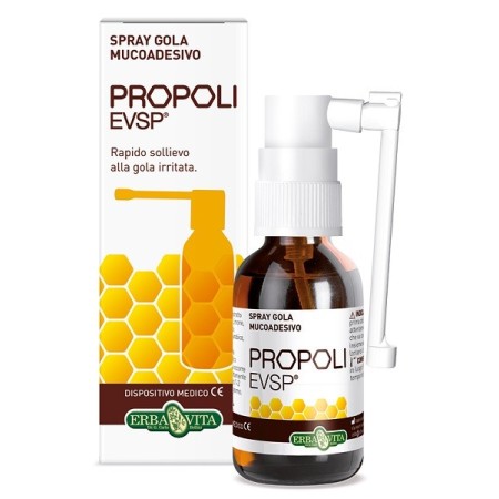 Erba Vita Propoli Evsp Spray Gola Mucoadesivo 20 Ml