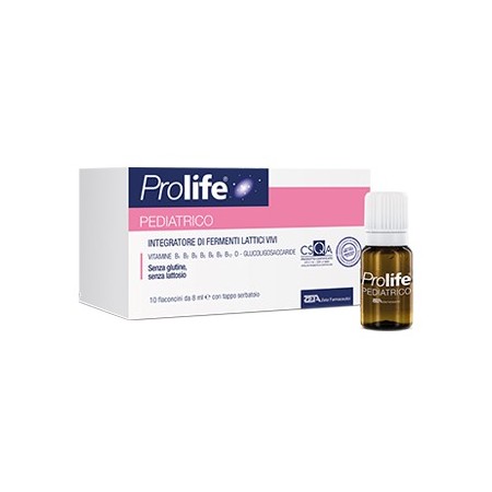 Prolife Pediatrico Integratore Fermenti Lattici Vivi Bambini 12 Flaconcini