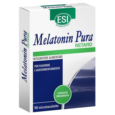 Esi Melatonin Pura Retard Integratore Per il Sonno 90 Microtavolette