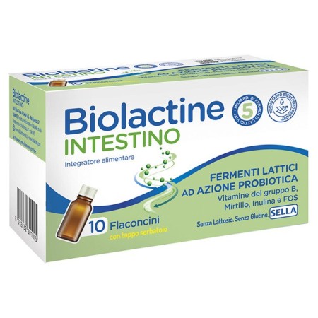 Biolactine 5 Miliardi Integratore Di Fermenti Lattici 10 Flaconcini