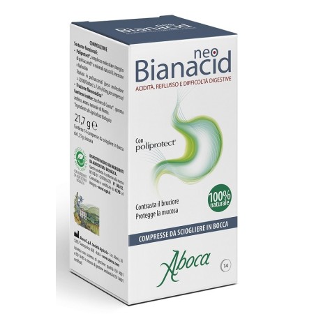 Aboca NeoBianacid Acidità e Reflusso 14 Compresse Masticabil