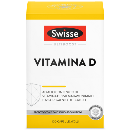 Swisse Vitamina D Integratore Ossa e Denti 100 Capsule