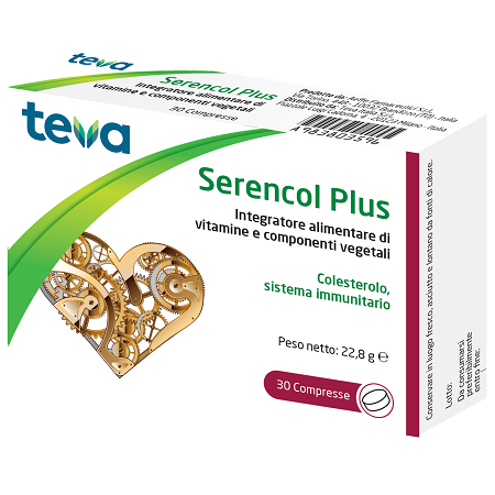 Serencol Plus Integratore Controllo Colesterolo e Pressione Arteriosa 30 Compresse