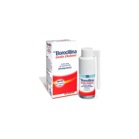 Neoborocillina Gola Dolore Flurbiprofene Spray 15 ml