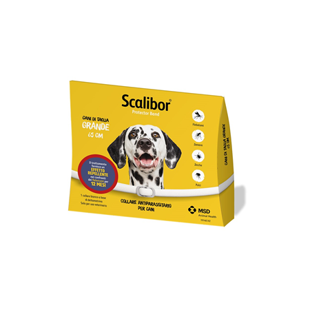 Scalibor Collare Antiparassitario Cani Taglia Grande Bianco 65 cm