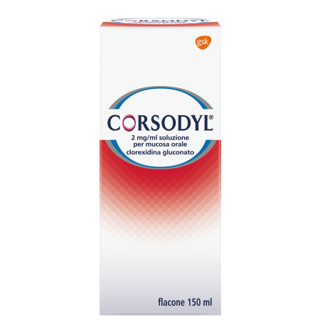 Corsodyl Clorexidina gluconato Soluzione Orale 200 mg/150 ml